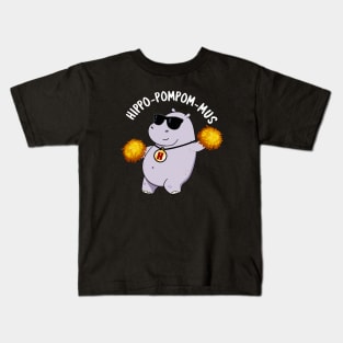 Hippo-pop-amus Funny Hippo Soda Pop Pun Kids T-Shirt